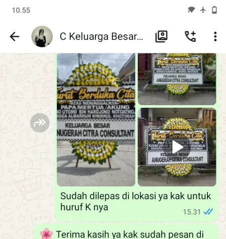 Pengiriman Papan Bunga Duka Cimenteng Cijambe